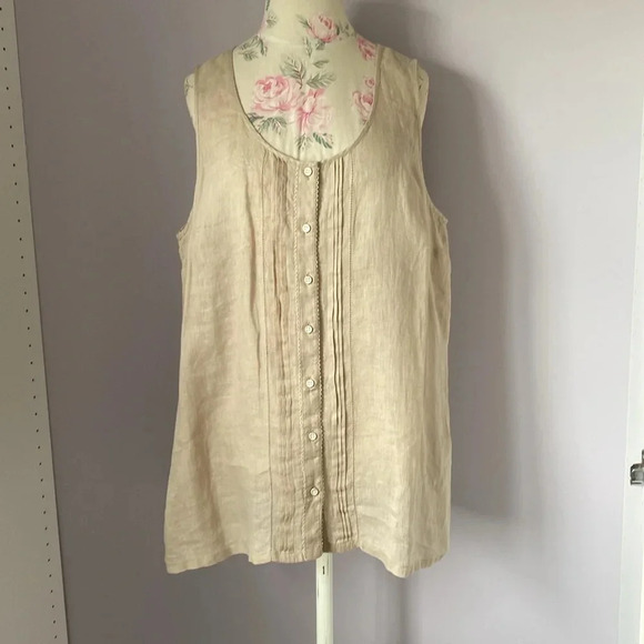 Tommy Bahama Tops - Tommy Bahama linen tank top size XL